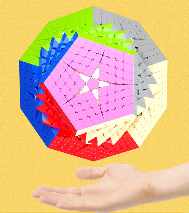 SengSo 8x8x8 Megaminx Magic Cube Stickerless